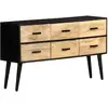 Image de Buffet 110x33x64 Cm Bois De Manguier Massif Vidaxl
