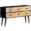 Image de vidaXL Buffet 110x33x64 cm Bois de manguier massif 322678