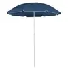 Image de Parasol De Jardin Avec Mât En Acier Bleu 180 Cm Vidaxl