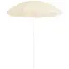 Image de Parasol De Jardin Avec Mât En Acier Sable 180 Cm Vidaxl