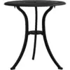 Image de Table De Jardin Noir 62x62x65 Cm Aluminium Coulé Vidaxl