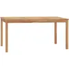 Image de Table À Dîner De Jardin 160x80x77 Cm Bois De Teck Solide Vidaxl