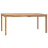 Image de vidaXL Table à dîner de jardin 180x90x77 cm Bois de teck solide 315621