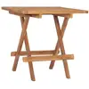 Image de Table Pliable De Jardin 50x50x50 Cm Bois De Teck Solide Vidaxl