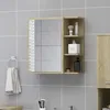 Image de vidaXL Armoire à miroir de salle de bain Chêne sonoma Bois ingénierie 803311