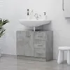 Image de vidaXL Armoire dévier Gris béton 63x30x54 cm Aggloméré
