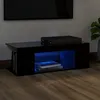 Image de vidaXL Meuble TV avec Lumières LED Armoire Basse Centre de Divertissement Meuble Stéréo Salon Salle de Séjour Maison 804239