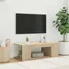 Image de Meuble Tv Avec Lumières Led Chêne Sonoma 90x39x30 Cm Vidaxl