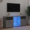 Image de vidaXL Meuble TV avec Lumières LED Armoire de Télévision Meuble Télé de Salon Armoire Basse Salle de Séjour Intérieur 804305