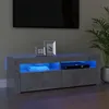 Image de vidaXL Meuble TV avec Lumières LED Armoire de Télévision Meuble Télé de Salon Armoire Basse Salle de Séjour Intérieur 804314