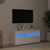 Image de vidaXL Meuble TV avec Lumières LED Armoire de Télévision Meuble Télé de Salon Armoire Basse Salle de Séjour Intérieur 804388