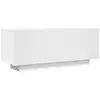 Image de Vidaxl meuble tv blanc 100x35x40 cm aggloméré