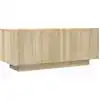 Image de Meuble Tv Chêne Sonoma 100x35x40 Cm Bois D'ingénierie Vidaxl