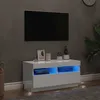 Image de vidaXL Meuble TV avec Lumières LED Armoire de Télévision Meuble Télé de Salon Armoire Basse Salle de Séjour Intérieur 804451