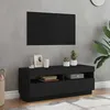 Image de vidaXL Meuble TV avec Lumières LED Armoire de Télévision Meuble Télé de Salon Armoire Basse Salle de Séjour Intérieur 804455