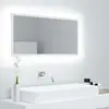Image de Miroir À Led De Salle De Bain Blanc 90x8,5x37 Cm Acrylique Vidaxl