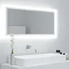 Image de Miroir À Led De Salle De Bain Blanc 100x8,5x37 Cm Acrylique Vidaxl