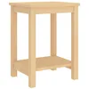 Image de Table De Chevet Naturel 35x30x47 Cm Bois De Pin Massif Vidaxl