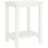 Image de vidaXL Table de chevet Blanc 35x30x47 cm Bois de pin massif