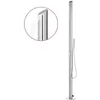 Image de Douche de jardin - VIDAXL - 220 cm - Acier inoxydable - Tête de douche cascade et douchette