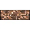 Image de Tapis De Cuisine Lavable Marron Café 60x180 Cm Vidaxl