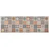 Image de Tapis De Cuisine Lavable Couleur Mosaïque 45x150 Cm Vidaxl
