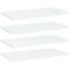 Image de Panneaux De Bibliothèque 4 Pcs Blanc Bois D’ingénierie Vidaxl