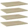 Image de Panneau De Bibliothèque 4 Pcs Chêne Sonoma Bois D’ingénierie Vidaxl