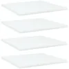 Image de Panneaux De Bibliothèque 4 Pcs Blanc Bois D’ingénierie Vidaxl