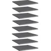 Image de Panneaux De Bibliothèque 8 Pcs Gris Brillant Bois D’ingénierie Vidaxl