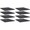 Image de Panneaux De Bibliothèque 8 Pcs Gris Bois D’ingénierie Vidaxl
