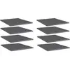 Image de Panneaux De Bibliothèque 8 Pcs Gris Brillant Bois D’ingénierie Vidaxl