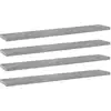 Image de Panneaux De Bibliothèque 4 Pcs Gris Béton Bois D’ingénierie Vidaxl