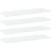 Image de Panneaux De Bibliothèque 4 Pcs Blanc Bois D’ingénierie Vidaxl