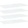 Image de Panneaux De Bibliothèque 4 Pcs Blanc 60x30x1,5 Cm Aggloméré Vidaxl