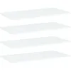 Image de Panneaux De Bibliothèque 4 Pcs Blanc Bois D’ingénierie Vidaxl