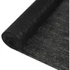 Image de Filet dintimité en PEHD - vidaXL - 1.5x25 m - Noir - Résistant aux UV - Résistant à la moisissure - Perméable au vent