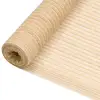 Image de Filet Brise-vue Beige 1,8x25 M Pehd 195 G/m² Vidaxl