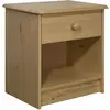 Image de Table De Chevet 41x30x42 Cm Bois De Pin Solide Vidaxl