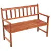 Image de Vidaxl banc de jardin avec coussin 120 cm bois d'acacia massif