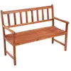 Image de Vidaxl banc de jardin avec coussin 120 cm bois d'acacia massif