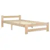 Image de Vidaxl cadre de lit sans matelas bois de pin massif 90x200 cm