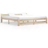 Image de Cadre De Lit Sans Matelas Bois Massif De Pin 200x200 Cm Vidaxl