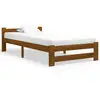 Image de Cadre De Lit Sans Matelas Marron Miel Bois Pin Massif 90x200 Cm Vidaxl