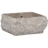 Image de Lavabo Gris - VIDAXL - 30x30x13 cm - Marbre