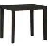 Image de Table De Jardin Anthracite 79x65x72 Cm Plastique Vidaxl