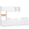 Image de Ensemble De 7 Meubles De Cuisine "lyon" En Bois D'ingénierie Blanc Vidaxl