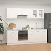 Image de Ensemble de meubles de cuisine - VIDAXL - Blanc - Aggloméré - 8 pièces