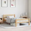Image de Cadre De Lit Sans Matelas Bois Massif De Pin 100x200 Cm Vidaxl