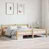 Image de Cadre De Lit Sans Matelas Bois Massif De Pin 180x200 Cm Vidaxl